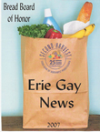 Erie Gay News recognized by Erie Food Bank